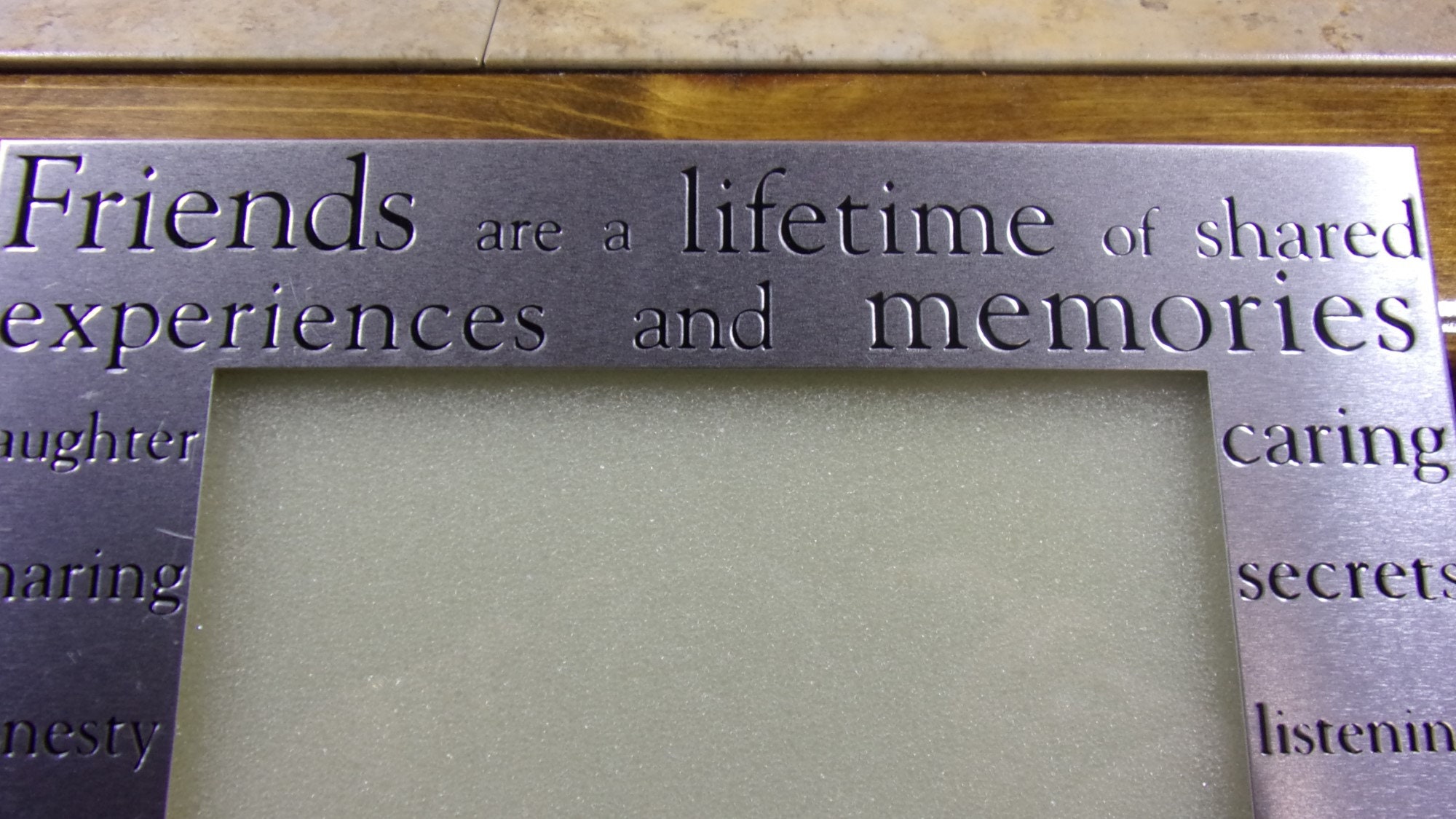 Silver Friends Picture Frame Friends Are Forever Frame Photo Etsy