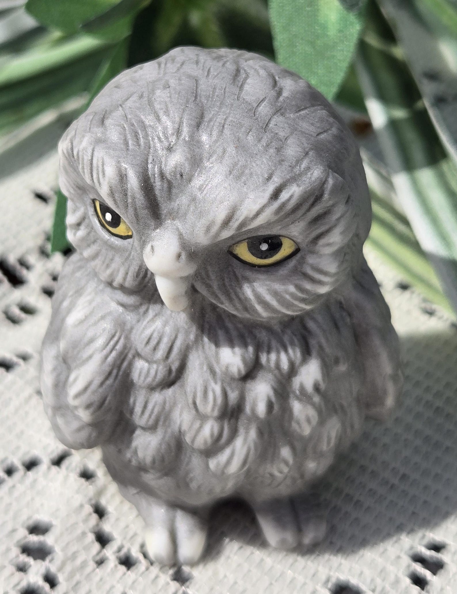 Vintage 1984 Franklin Mint Woodland Surprises Owl Figurine, Jacqueline ...