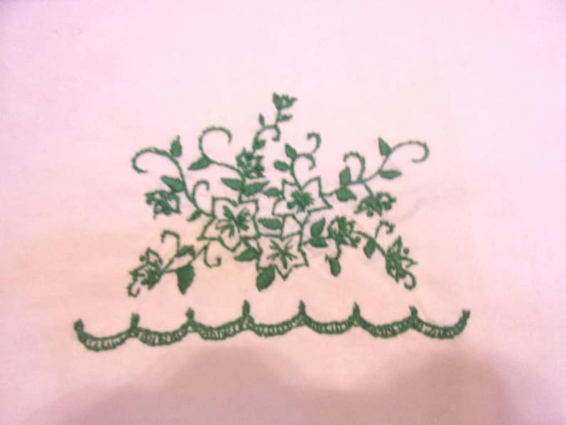 Vintage Hand Embroidered Tea Towels Cotton Tea Towels/hand Etsy