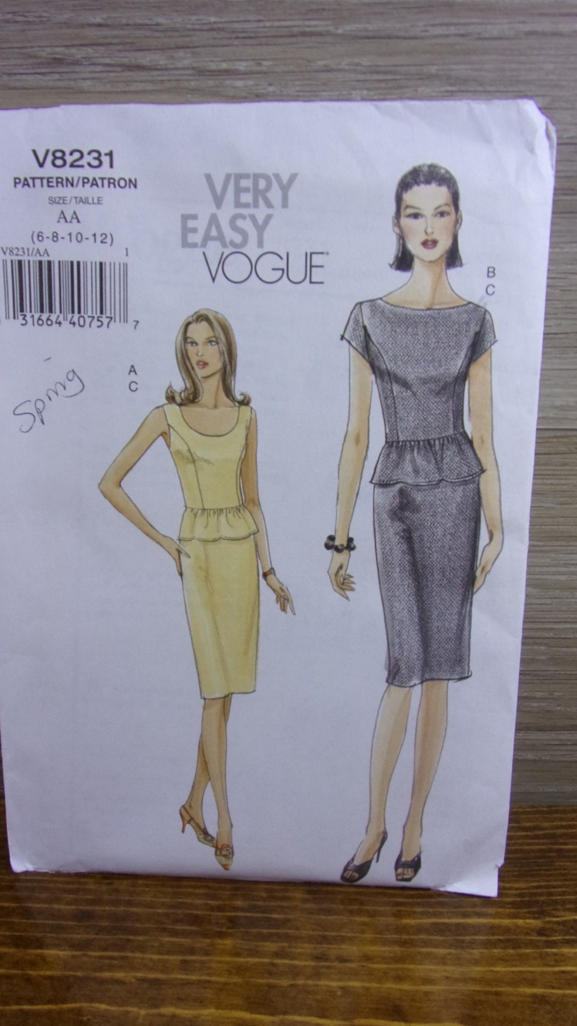 51+ Designs Very Easy Very Vogue Sewing Pattern Dress