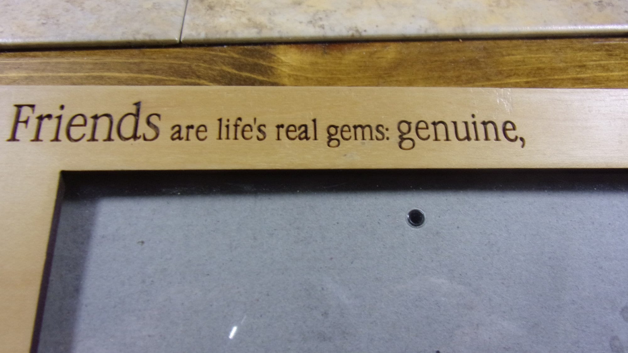 Wooden Friends Picture Frame, Friends Believe in You Frame, 3 Photo ...
