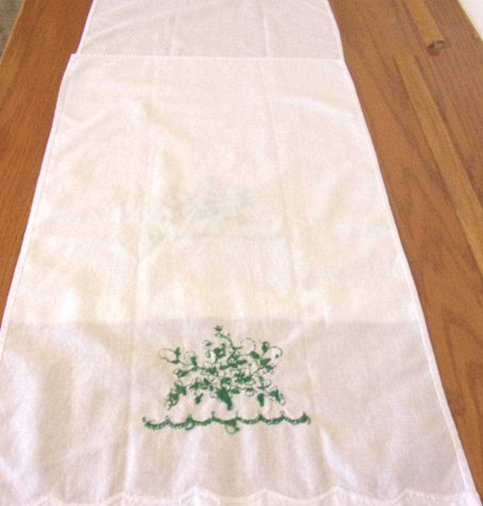 Vintage Hand Embroidered Tea Towels Cotton Tea Towels/hand Etsy