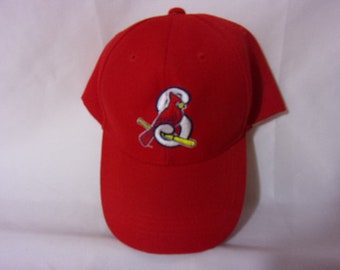 Vintage Cardinals Ball Cap Twill Ball Cap Velcro Adjuster Sports Cap Springfield Cardinals