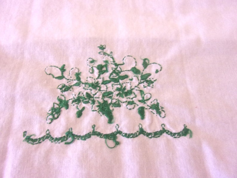 Vintage Hand Embroidered Tea Towels Cotton Tea Towels/hand Etsy