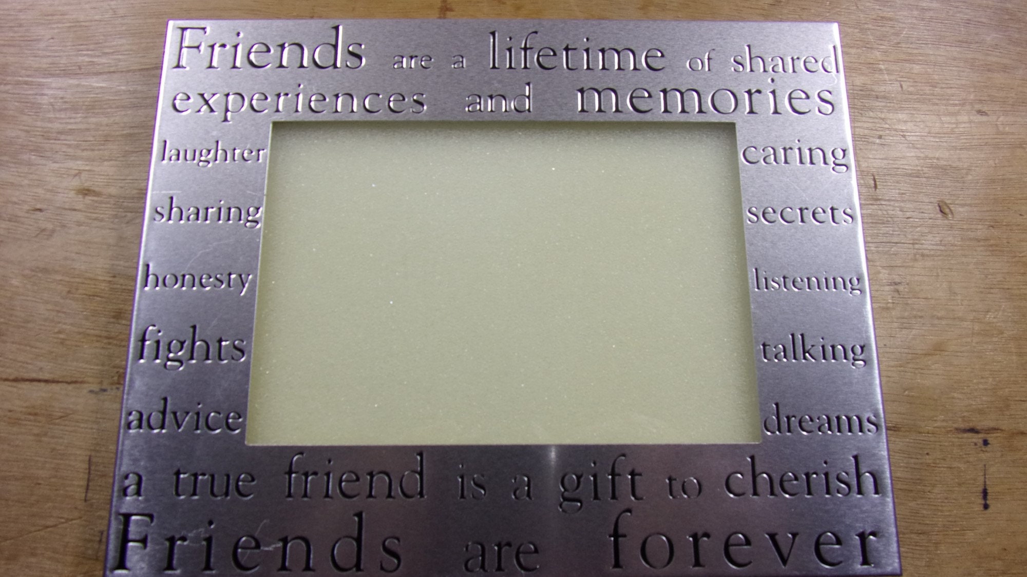 Silver Friends Picture Frame Friends Are Forever Frame Photo Etsy