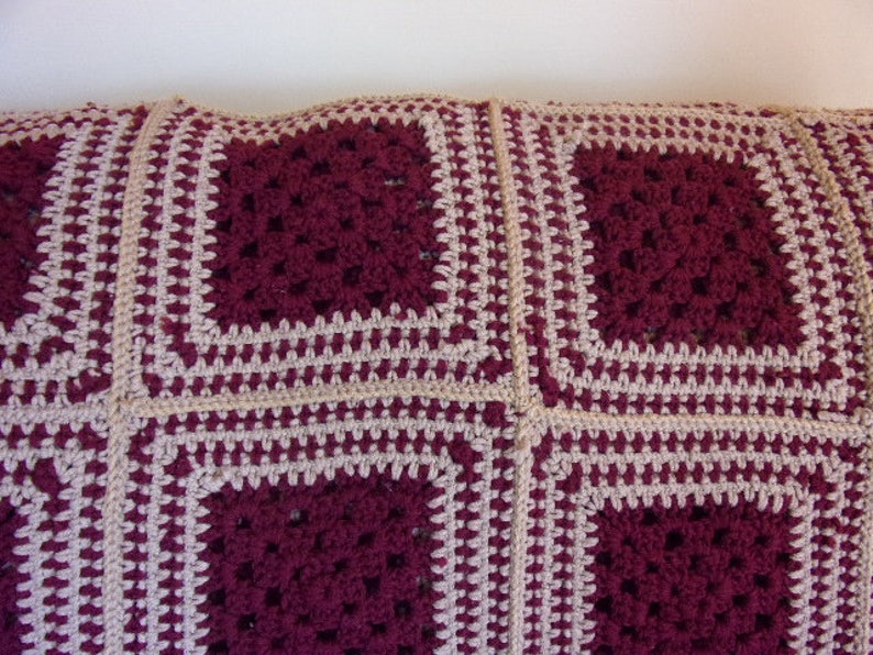 Hand Crochet Afghan New Lap Afghan Handmade Gift Handmade Etsy