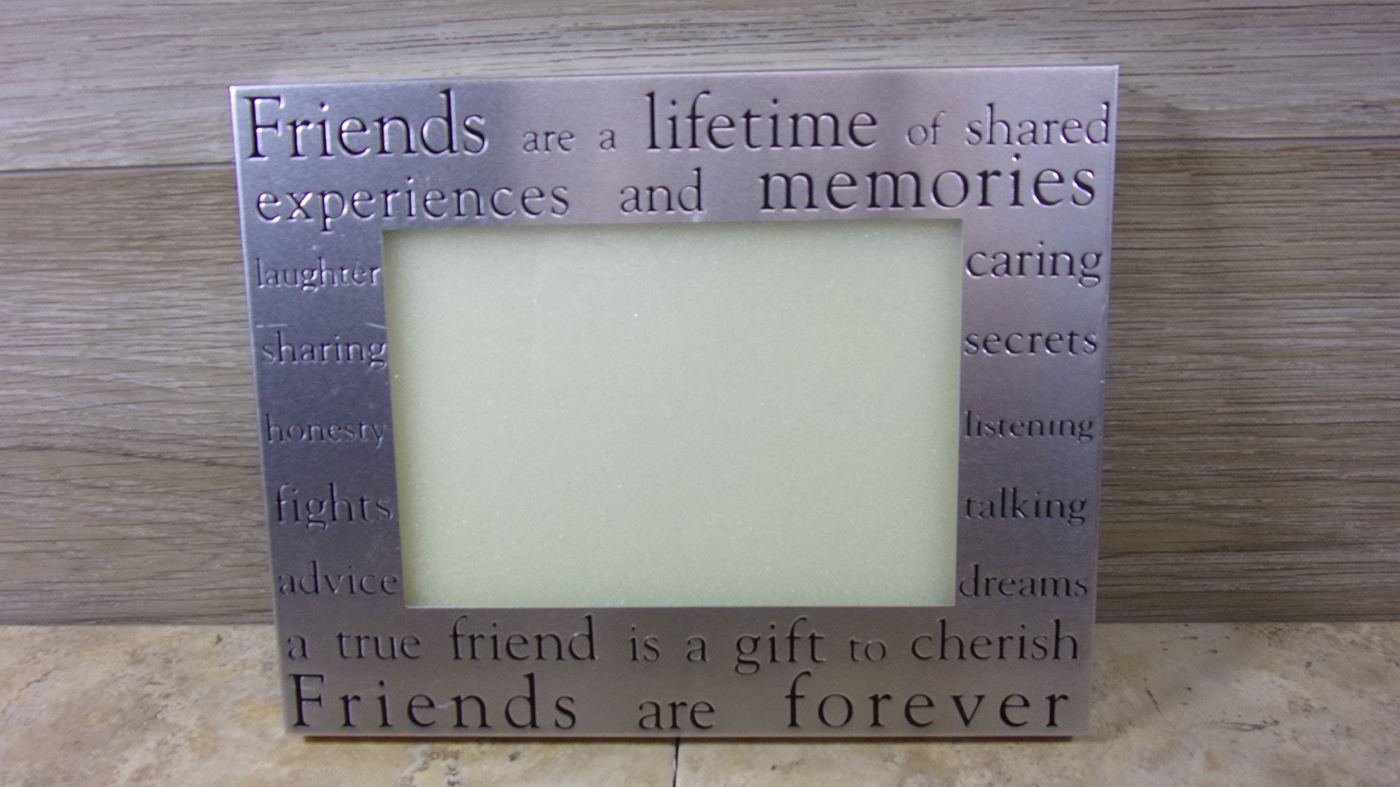 Silver Friends Picture Frame Friends Are Forever Frame Photo Etsy