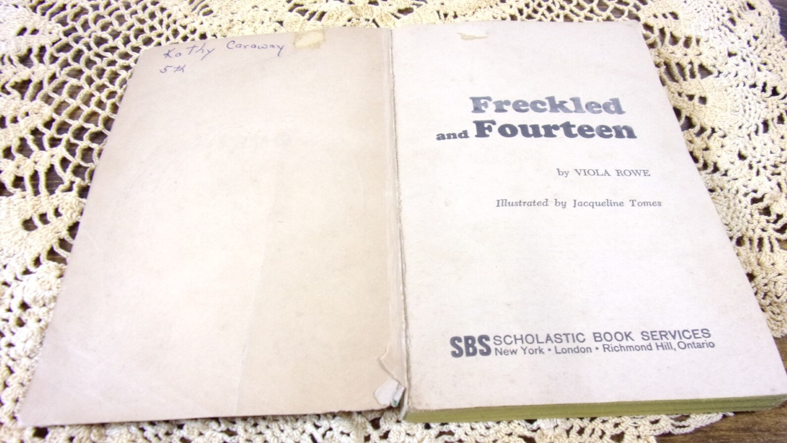 Freckled and Fourteen by Viola Rowe 1965 Illustrated by Etsy