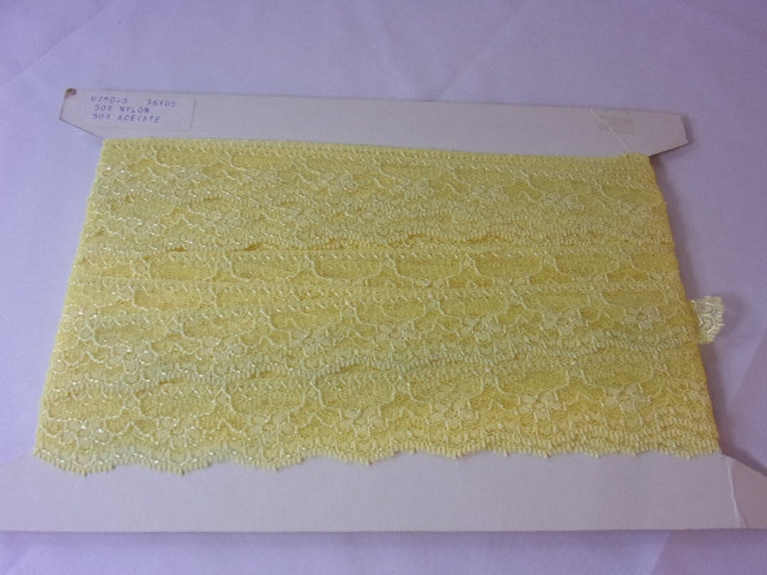 Yellow Lace Trim Chelsea main image 1