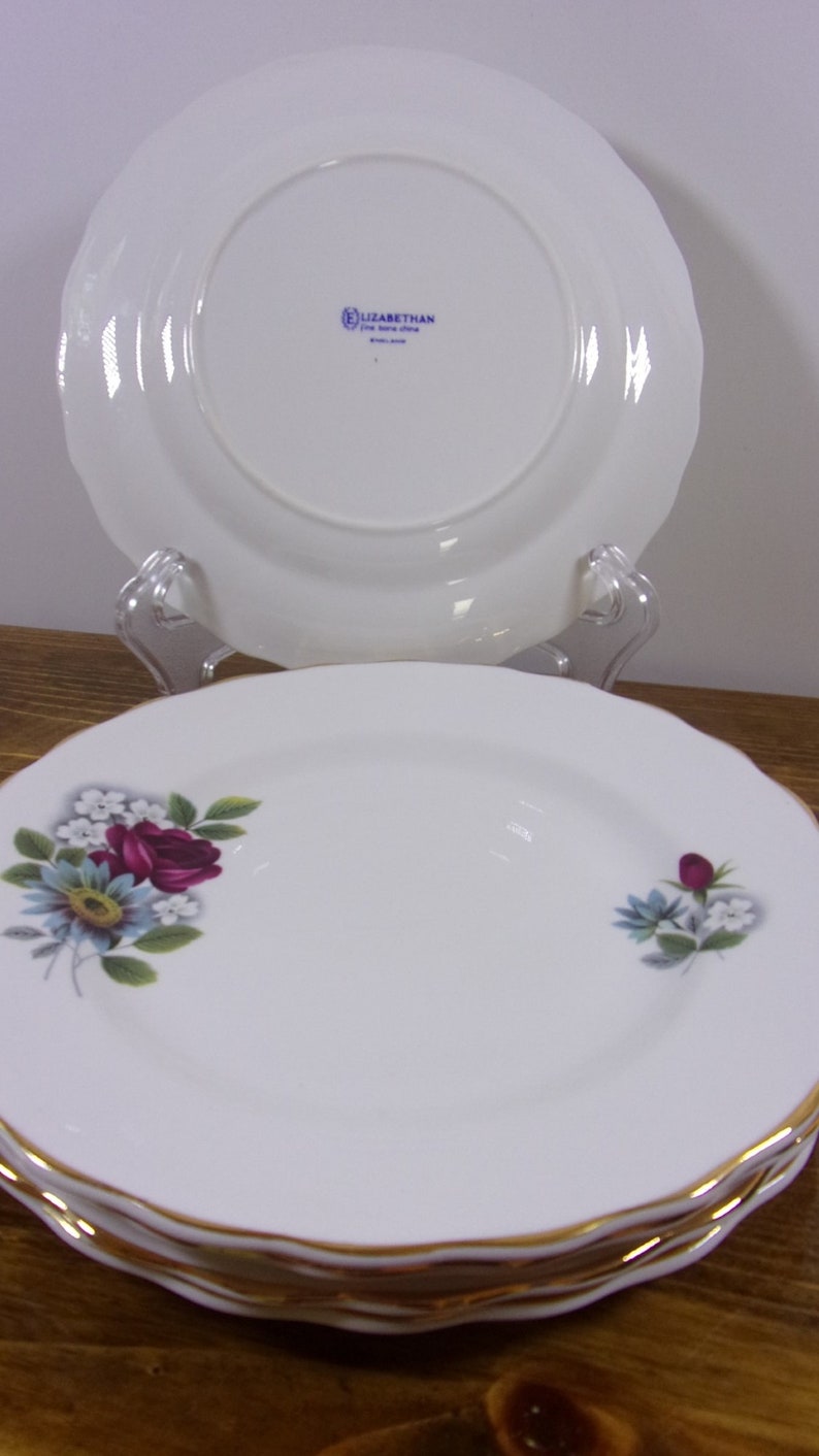 Taylor & Kent Elizabethan Fine Bone China Footed Teacups With Etsy