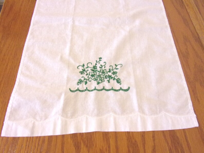 Vintage Hand Embroidered Tea Towels Cotton Tea Towels/hand Etsy