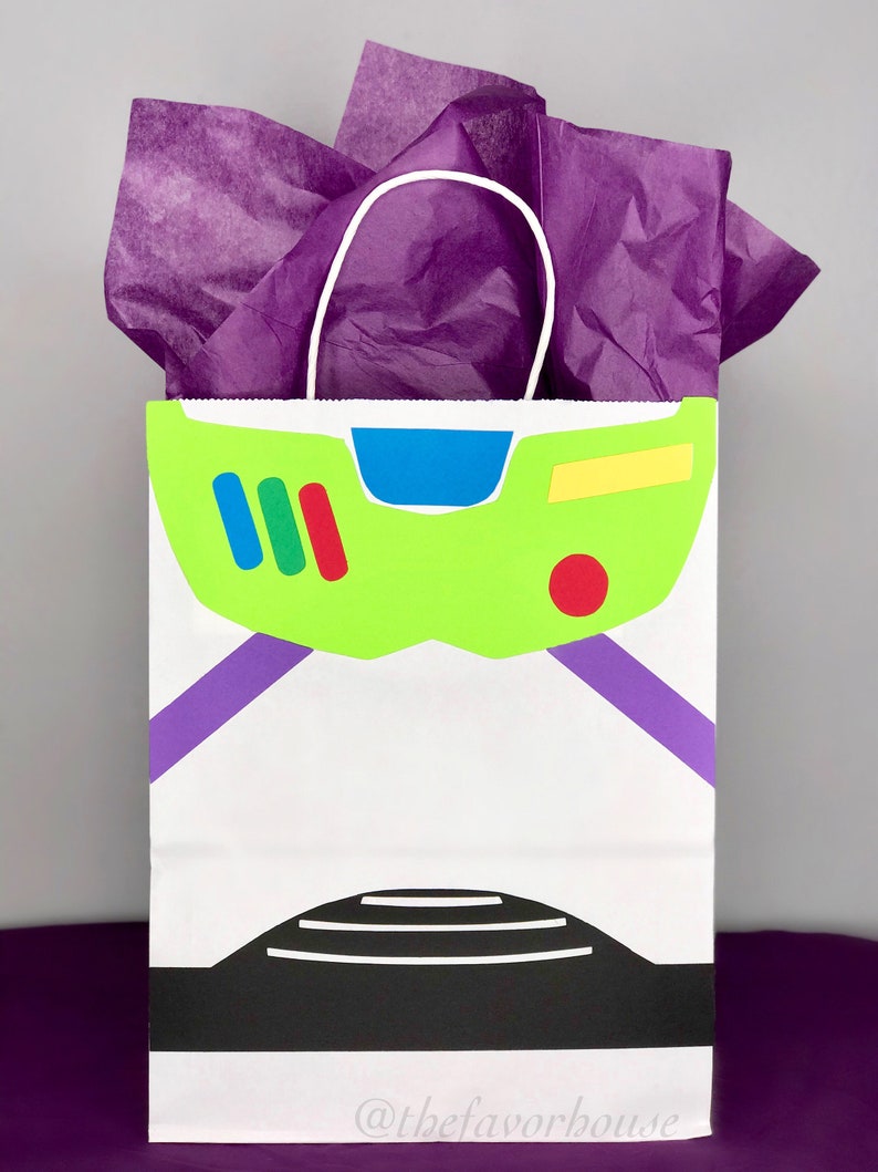 Buzz Lightyear Gift Bag Toy Story Gift Bag Toy Story Etsy