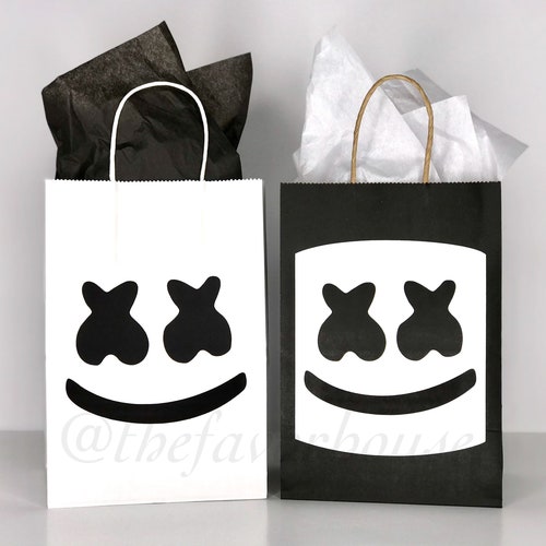 DJ MARSHMELLO ☆ CUSTOM MINI ☆ FIGURE gray/black stripes DJ MARSHMELLO ☆ CUSTOM MINI ☆ FIGURE gray/black stripes