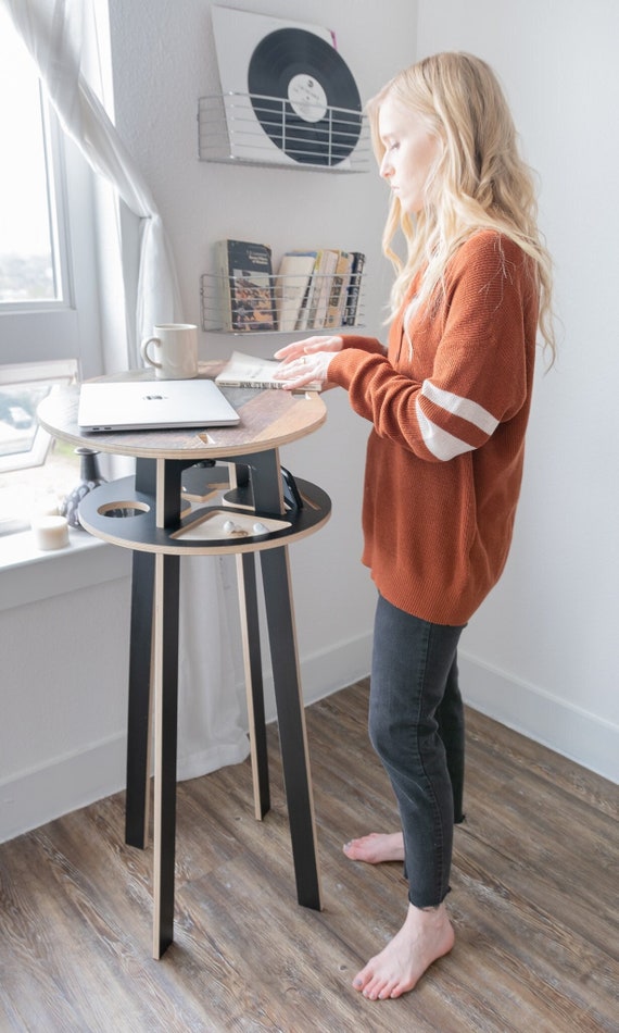 Small Adjustable Standing Desk for Small Spaces