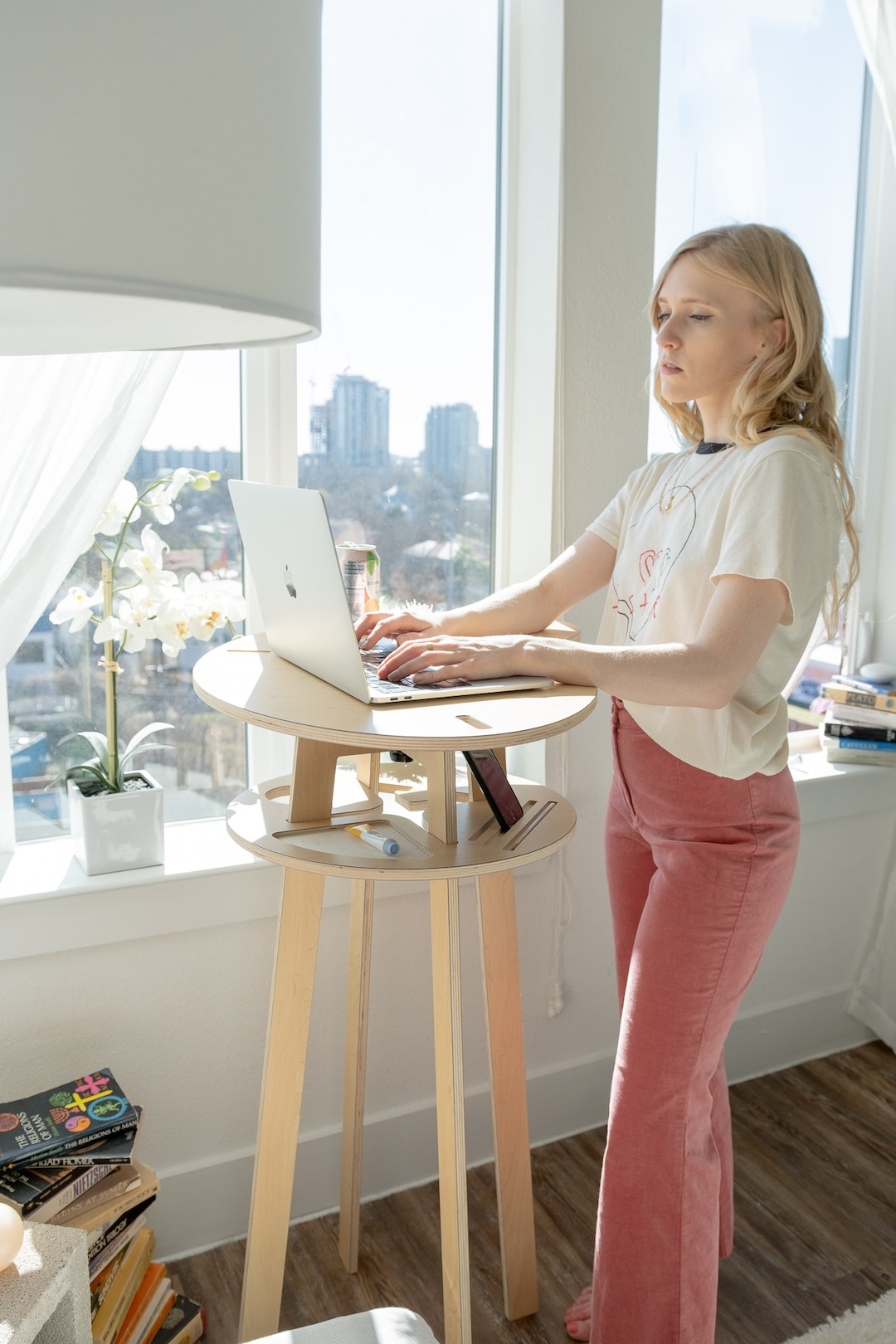 Standing Desk for Standing Small Space Desk Work Home Office WFH ...