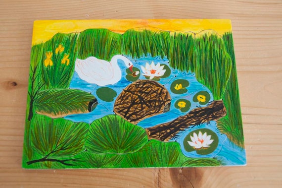 Puzzle for children 3 years old | Etsy