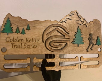 Golden Kettle Trail Series Medal Hanger - Wisconsin Trail Races