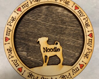 Personalized Dog Ornament - 100+ Breeds Rescue Dog Shelter Pet Mutt - Gift for Dog Lover Secret Santa Stocking Stuffer Gift Exchange