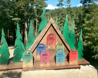 2024 Golden Kettle Trail Series Medal Display - Wisconsin Trail Race