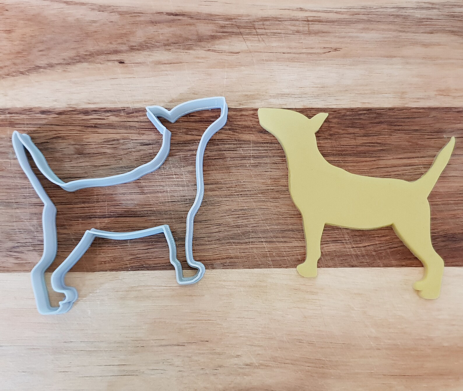 Dog Shaped Cookie Cutters Bull Terrier Cookie Cutter Bull Etsy