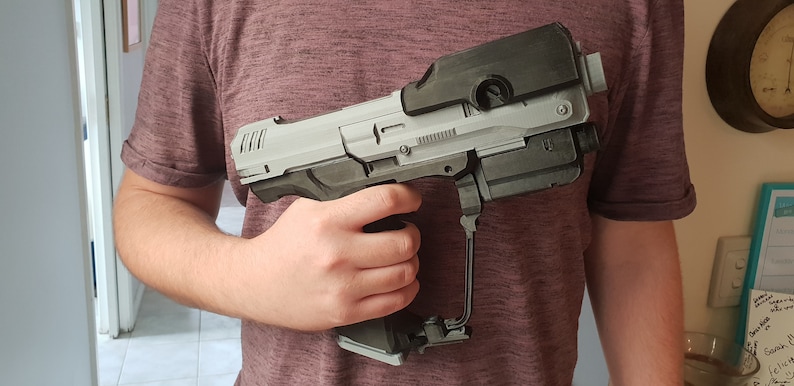 3D Printed Cosplay Replica Prop Halo 5 Master Chief Halo Magnum Pistol