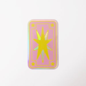 Holographic Waterproof Tarot Card Sticker
