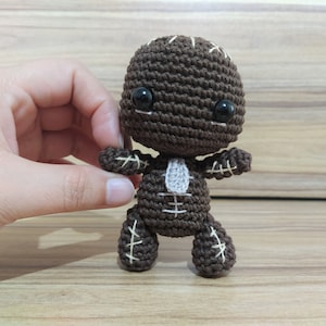 Sackboy Amigurumi Crochet Pattern, Sackboy Crochet, Sackboy, Little Sackboy, Amigurumi Sackboy, Baby Sackboy, Big Adventure Crochet Pattern