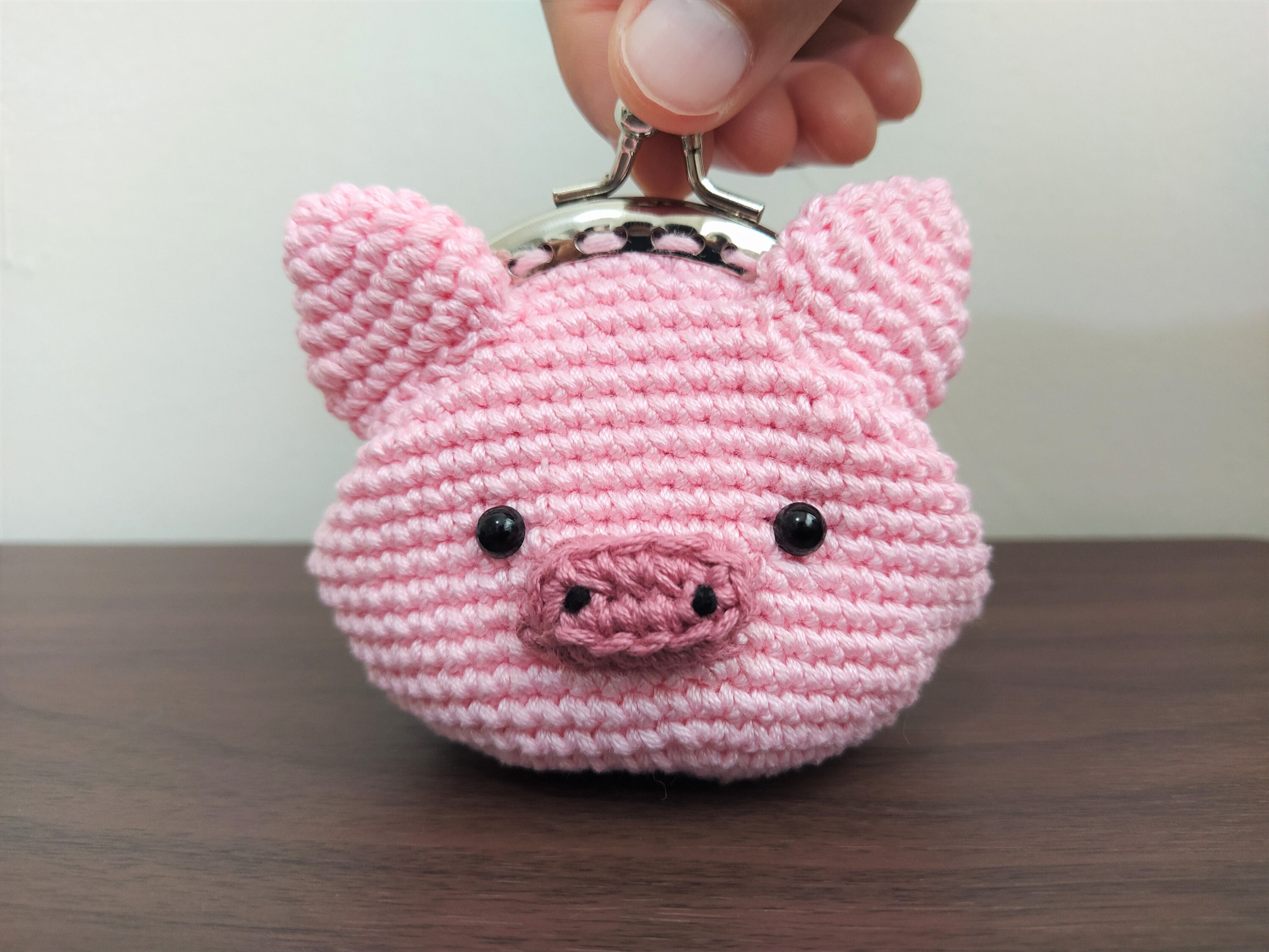 Piggy Purse Pattern / Pig Coin Purse Pattern / Pig Crochet Etsy