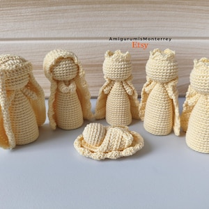 Nativity Amigurumi Crochet Pattern, Nativity Crochet Pattern, Crochet Nativity Pattern, Nativity Set Crochet Pattern, Crochet Nativity Set
