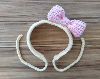 Bow Headband Crochet Pattern for Women and Girls, Headband With