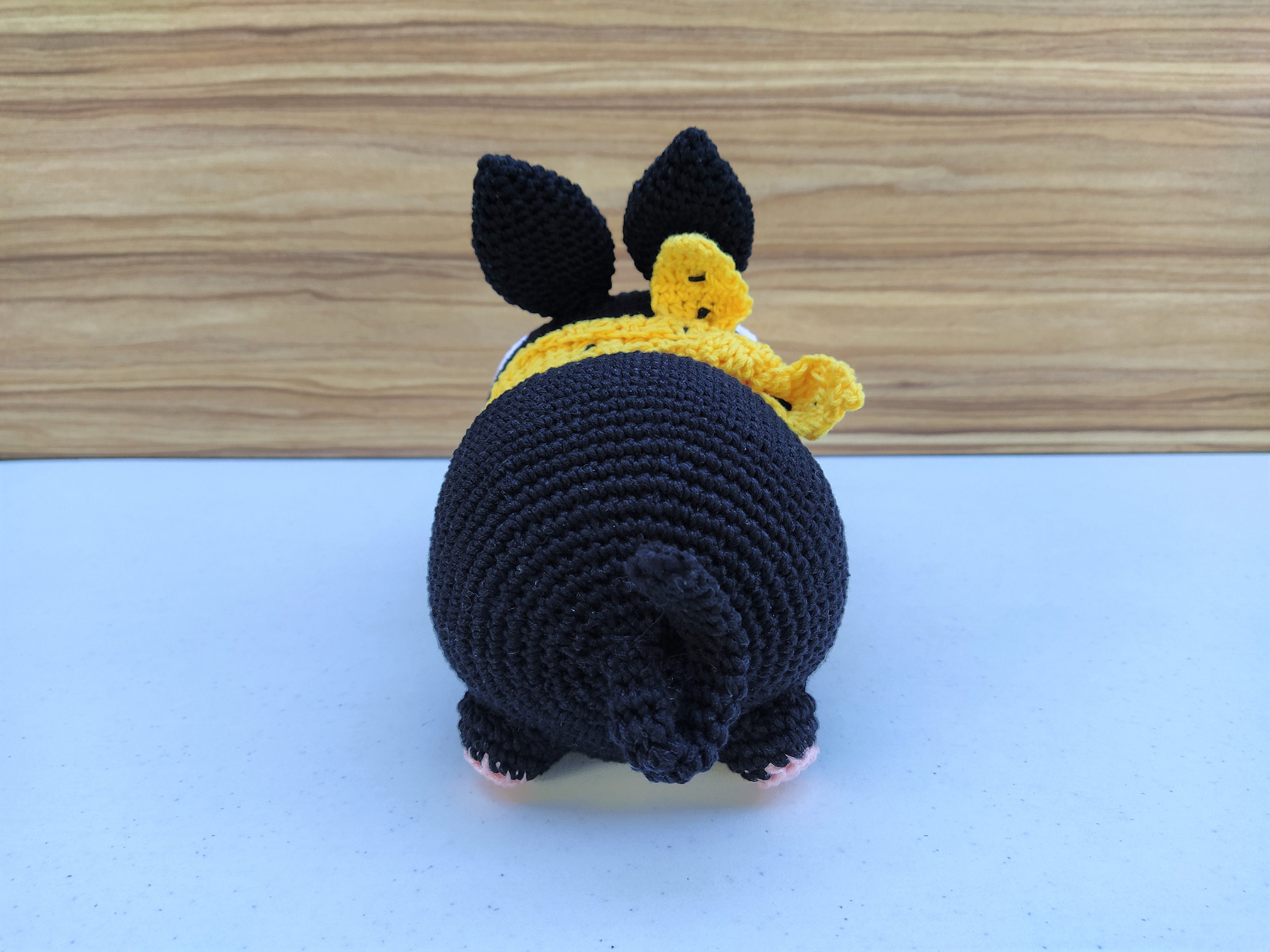 Pちゃん編み図、Pちゃん編みぐるみ、らんま1/2、響良牙、アニメ編み図