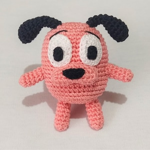 Courage the Cowardly Dog, Courage Amigurumi, Cowardly Dog Pattern, Dog Crochet, Dog Pattern PDF, Dog Crochet Pattern, Dog, Dog Doll