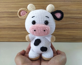 Cow Crochet Pattern, Cow Amigurumi, Cow Pattern Crochet, Cow Doll, Cow Plush, Crochet Cow Plushie Pattern, Cow Amigurumi Crochet Pattern PDF