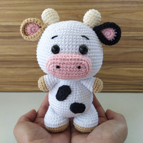Cow Crochet Pattern, Cow Amigurumi, Cow Pattern Crochet, Cow Doll, Cow Plush, Crochet Cow Plushie Pattern, Cow Amigurumi Crochet Pattern PDF