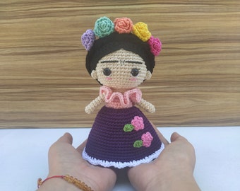 Frida Kahlo Amigurumi Muñeca Patrón De Ganchillo, Frida Khalo, Muñeca  Mexicana, Arte Frida Kahlo, Decoración Frida Kahlo, Fridita, Regalo Frida