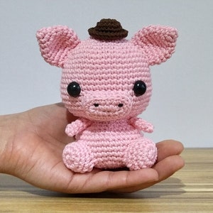 Pig Amigurumi Crochet Pattern, Pig Sewing Pattern, Pig Crochet, Crochet Pig, Pig Amigurumi, Piggy Pattern, Pig Crochet Pattern, Pig Toy, PDF