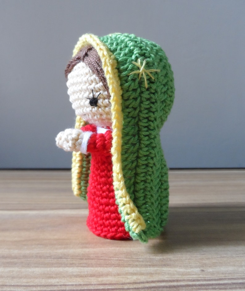 Lady of Guadalupe Crochet Virgin Mary Doll Virgin of Guadalupe