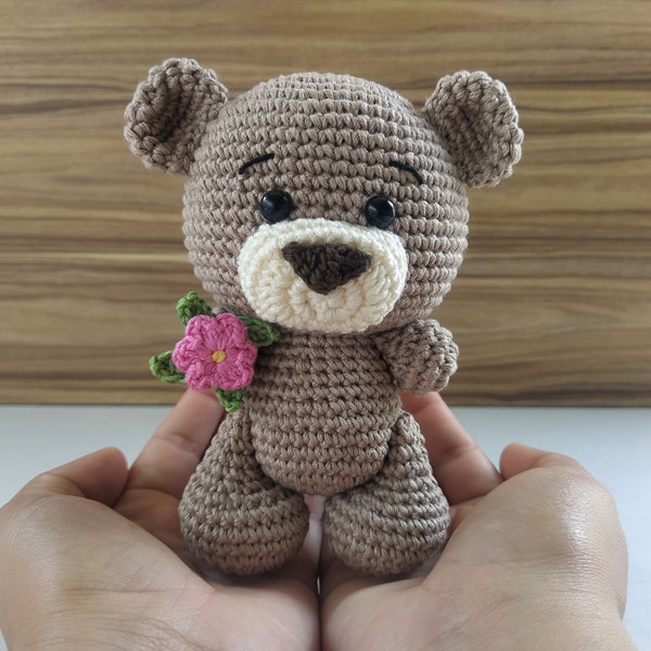 Teddy Bear Amigurumi Crochet Pattern, Amigurumi Bear, Crochet Animal Pattern, Easy Amigurumi, Beginner Amigurumi Pattern, Cute Amigurumi