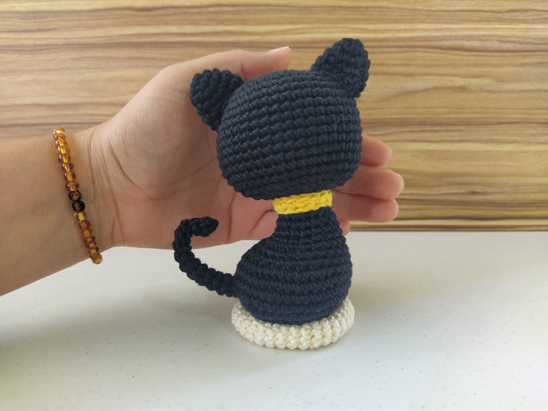 Black Cat Amigurumi Crochet Pattern Crochet Pattern Cat Toy Etsy