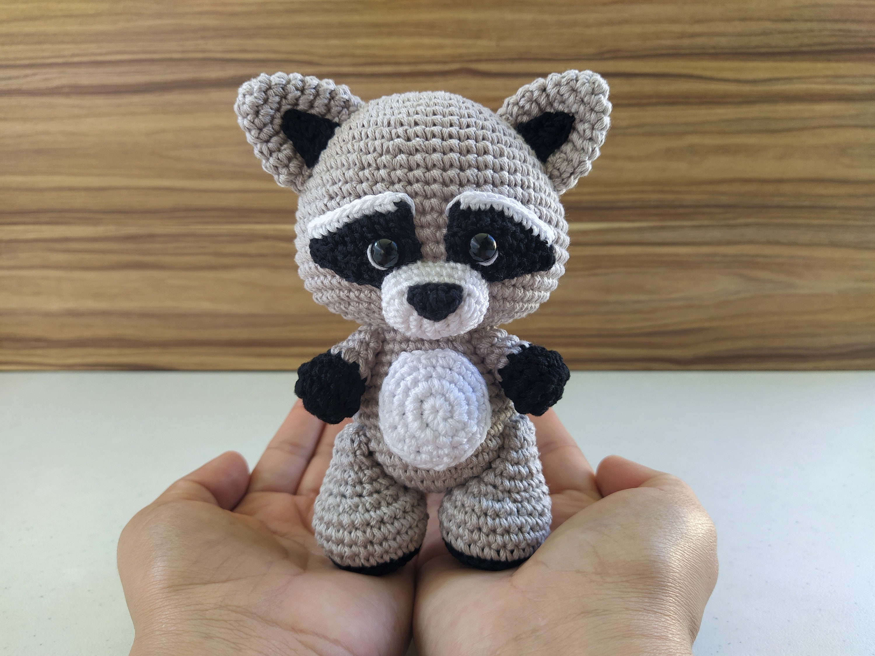 Raccoon Amigurumi Doll Crochet Pattern Raccoon Baby Raccoon