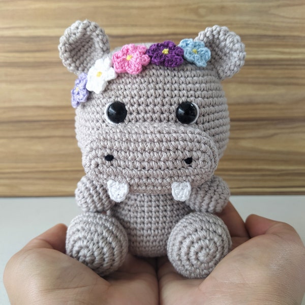 Hippo Crochet Pattern, Hippopotamus Crochet Pattern, Hippo Amigurumi, Hippopotamus Amigurumi, Crochet Hippo, Hippopotamus for Christmas