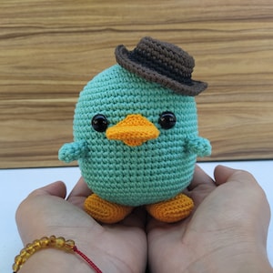 Perry the Platypus Crochet Pattern, Phineas and Ferb Pattern, Ducky Momo Plush, Agent P Pattern, Platypus Doll, Mr Perry Crochet, Phineas