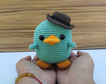 Perry the Platypus Crochet Pattern, Phineas and Ferb Pattern, Ducky Momo Plush, Agent P Pattern, Platypus Doll, Mr Perry Crochet, Phineas