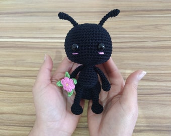 Ant Pattern, Ant Crochet, Black Ant, Crochet Baby Ant, Pattern Little Ant, Amigurumi Little Ant, Baby Ant Amigurumi, Ant Doll, Ant