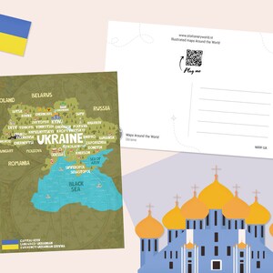 Ukraine, Maps Around the World