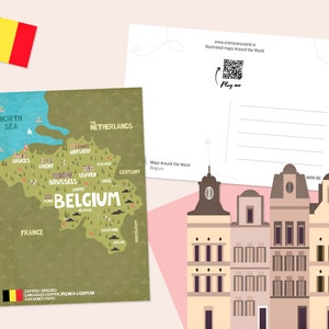 Belgique, cartes du monde entier