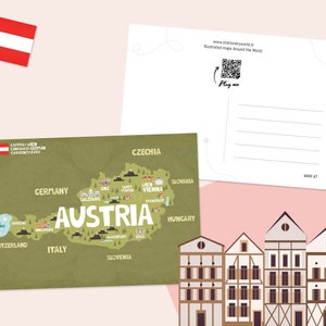 Autriche, cartes du monde entier