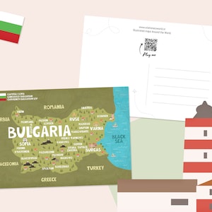 Bulgarien, Karten rund um die Welt
