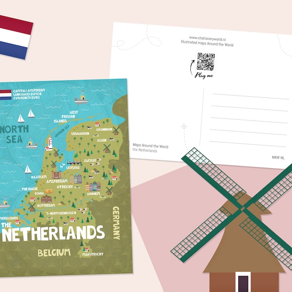 Nederland, Maps Around the World