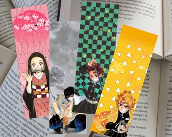 Zestaw zakładek do książek z motywem anime, zakładka z postacią z kreskówek, prezent dla otaku, prezent dla miłośników mangi!